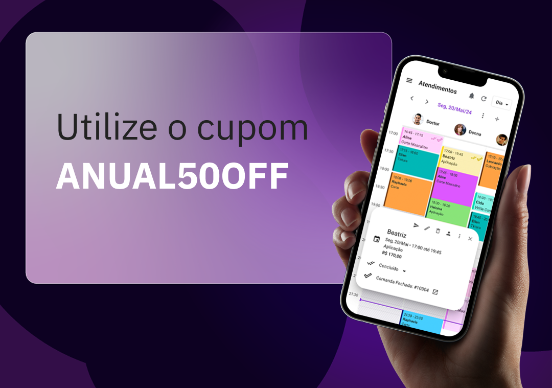 Promoção no plano anual empresa 50% off